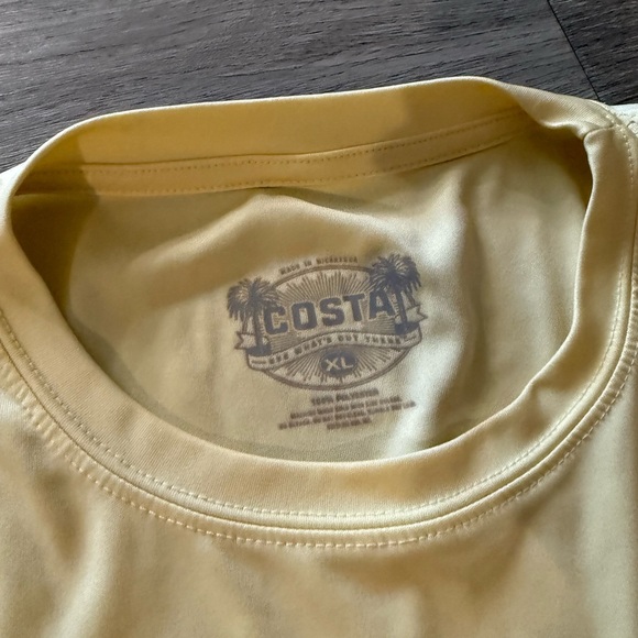 Costa Light Yellow Long Sleeve Tee - Picture 2 of 3